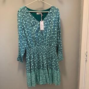 Vineyard Vines Deep Blue Floral Dress